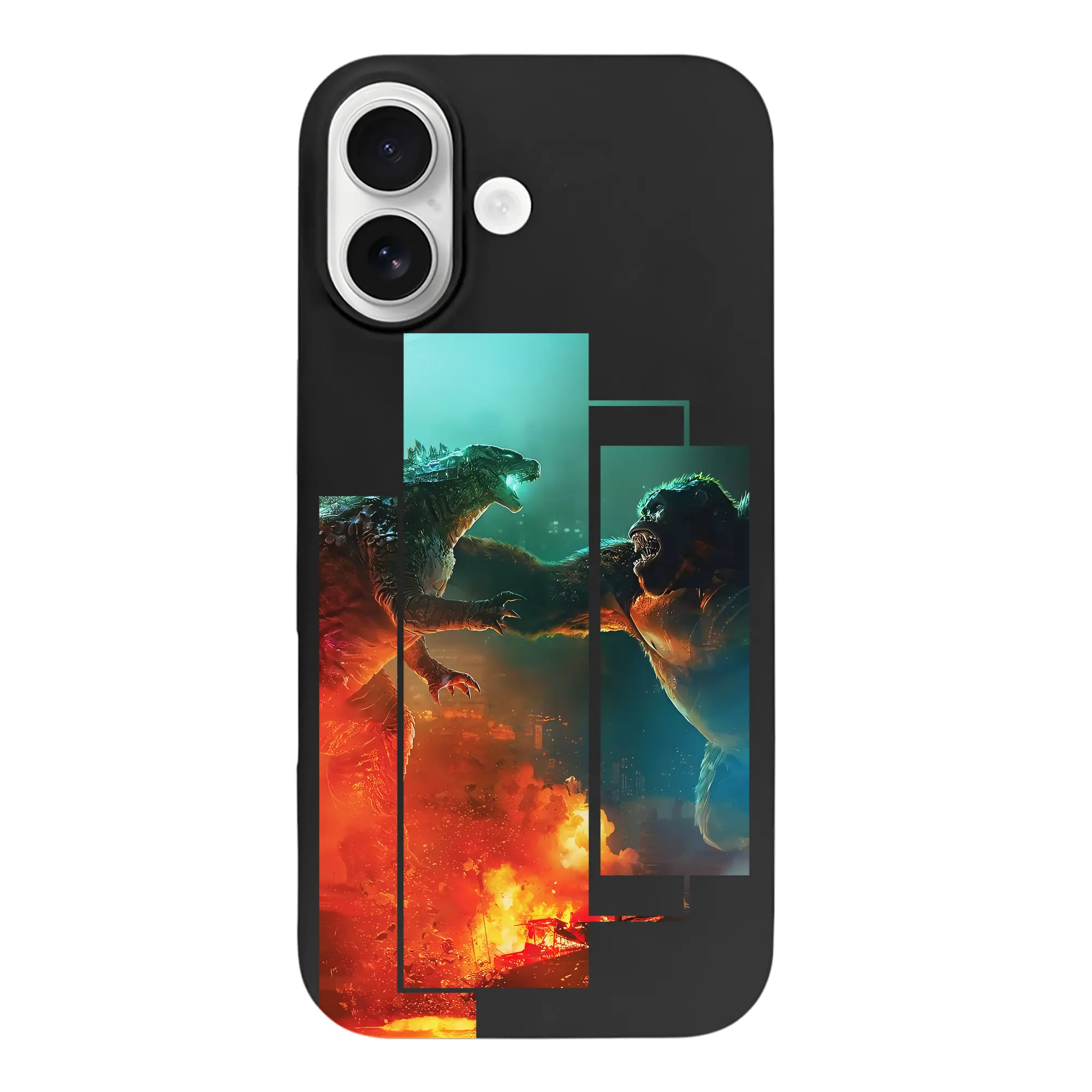 ゴジラ グッズ,キングコング - iPhone 17 シリーズ シリコンケース 薄型 耐衝撃 指紋防止 ソフトタッチカバー 精密フィット 傷防止 保護ケース iPhone 17/17 Air/17 Pro/17 Pro Max 対応